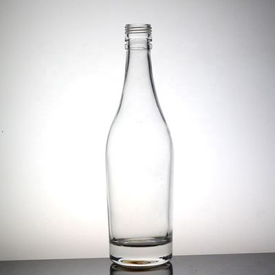 Bottiglia di succo a forma di mela trasparente 500 ml Bottiglia di vetro a pietra alta con tappo di plastica