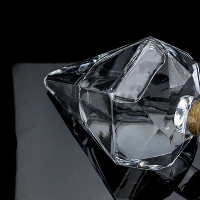Popular Design Super Flint 700ml Bottiglia di vetro di vodka con sughero e vetro trasparente