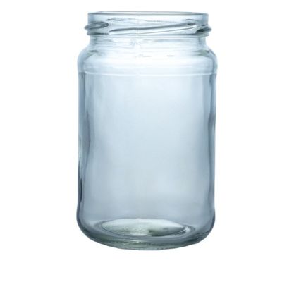 Materiale del colletto vetro 4oz 8oz 16oz vasetti a bocca larga per lo stoccaggio del miele di marmellata e cetriolo