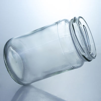 Materiale del colletto vetro 4oz 8oz 16oz vasetti a bocca larga per lo stoccaggio del miele di marmellata e cetriolo