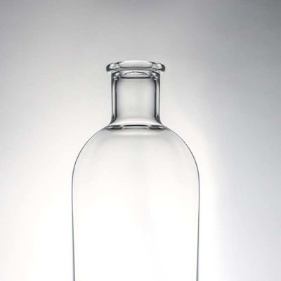 Bottiglia in vetro a tappo di sughero di tipo Super Flint Spirit per whisky Vodka Tequila Gin Rum Made