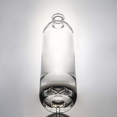 Bottiglia in vetro a tappo di sughero di tipo Super Flint Spirit per whisky Vodka Tequila Gin Rum Made