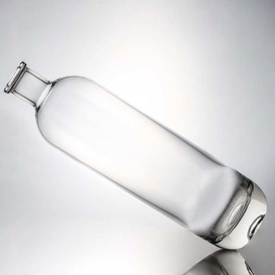 Bottiglia in vetro a tappo di sughero di tipo Super Flint Spirit per whisky Vodka Tequila Gin Rum Made