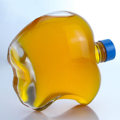 Bottiglia in vetro a forma di mela con tappo personalizzato per vodka tequila whisky in vetro Super Flint