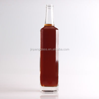 Materiale del corpo in vetro Bottiglia di vetro di vino per il design unico di imballaggio di liquori personalizzato