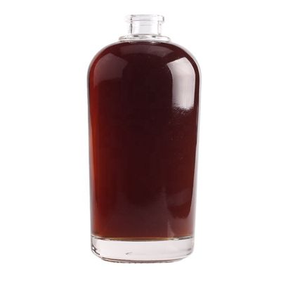Materiale del corpo in vetro Bottiglia di vetro di vino per il design unico di imballaggio di liquori personalizzato