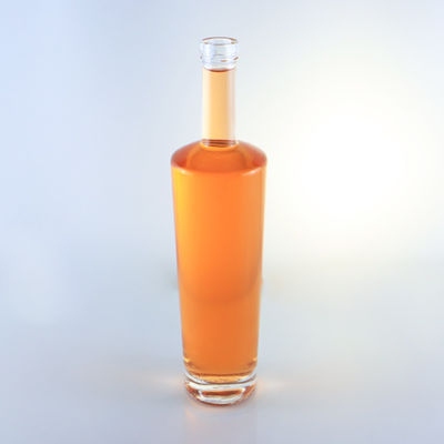 Empty Clear Flint Gin Rum Champagne Brandy Whisky Liquor Bottiglia di vetro con logo personalizzato
