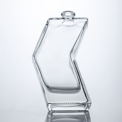 Logo personalizzato Vetro Bottiglia di liquore Materiale di vetro Tappo di sughero Whisky Gin Rum Vodka