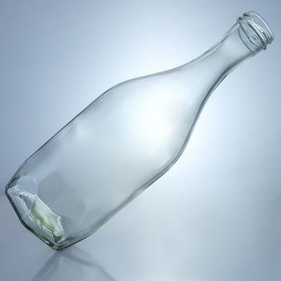 Brandy Whiskey Gin Rum Bottiglia di vetro con tappo a vite di sigillamento delle bevande industriali tipo sughero