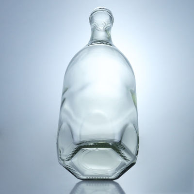 Brandy Whiskey Gin Rum Bottiglia di vetro con tappo a vite di sigillamento delle bevande industriali tipo sughero