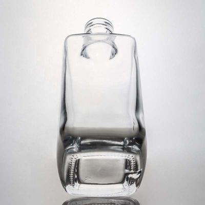 Collare di vetro Gin Quadrato Whiskey Rum Vino Vodka Bottiglia 750ml con sughero sintetico
