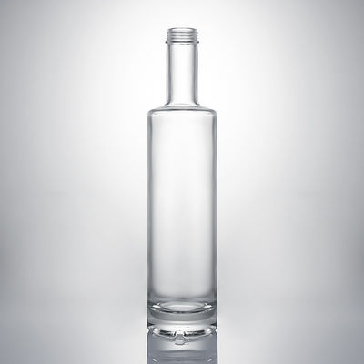 Bottiglia di liquore di vetro per whisky Gin Rum Vodka Materiale industriale e di base Vetro