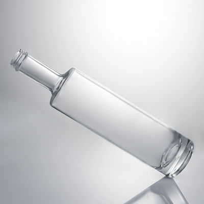Bottiglia di liquore di vetro per whisky Gin Rum Vodka Materiale industriale e di base Vetro