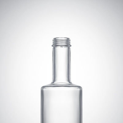 Bottiglia di liquore di vetro per whisky Gin Rum Vodka Materiale industriale e di base Vetro
