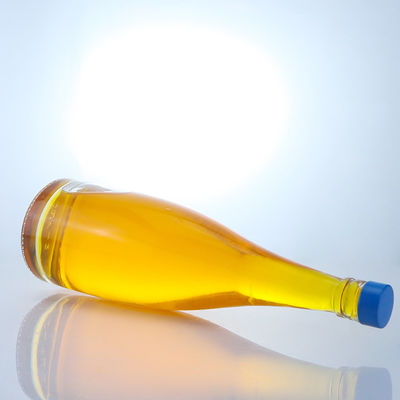 Logo personalizzabile Bottiglia di vetro a tappo a vite trasparente per whisky vodka tequila gin rum