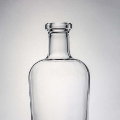 Fornito liberamente Collare di vetro 700 ml vuoto Whiskey Vodka Gin Vodka Tequila Bottiglia di rum