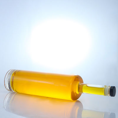 Bottiglia in vetro da 750 ml per rum, vodka, whisky, tequila, gin e materiale super-frittato