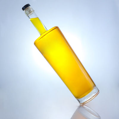 Bottiglia in vetro da 750 ml per rum, vodka, whisky, tequila, gin e materiale super-frittato