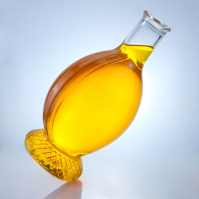 Bottiglia di vetro a forma di tappo di sughero per rum personalizzabile, vodka, whisky, tequila e gin