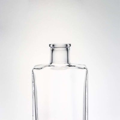 Super Flint Glass Custom Mountain Base 750 ml Whisky Rum Glass Liquor Bottle per Vodka Gin