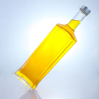 Flascia di vetro di materiale per colletto trasparente o personalizzato per rum vodka whisky tequila gin