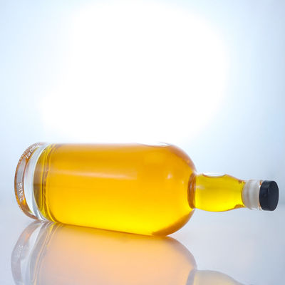 Liquore industriale bottiglia di vetro Super Flint con sughero personalizza la tua bevanda
