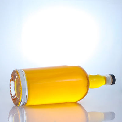 Liquore industriale bottiglia di vetro Super Flint con sughero personalizza la tua bevanda