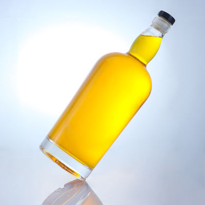 Liquore industriale bottiglia di vetro Super Flint con sughero personalizza la tua bevanda