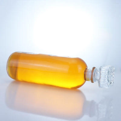 Bottiglia di vetro a forma rotonda per rum, vodka, whisky, tequila e gin