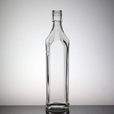 Bottiglie di vetro di 700 ml con tenuta di sughero trasparente per liquori e vodka