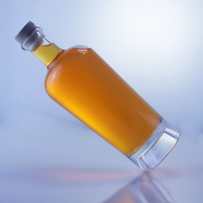 Bottiglia di liquore in vetro da 750 ml con tappo di sughero e tappo personalizzato