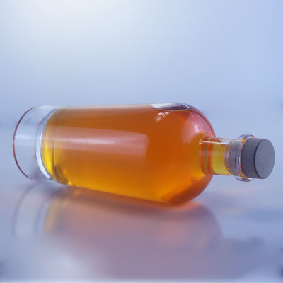 Bottiglia di liquore in vetro da 750 ml con tappo di sughero e tappo personalizzato
