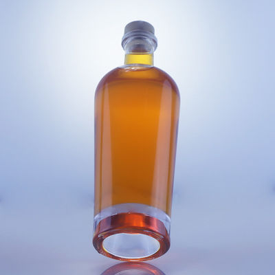 Bottiglia di liquore in vetro da 750 ml con tappo di sughero e tappo personalizzato