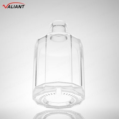 Rum Vodka Whisky Tequila Gin Bottiglia 250ml Super Flint Glass con sughero e forma personalizzata