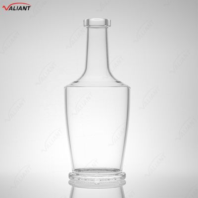 Whiskey Vodka Tequila Brandy Gin Rum Bottiglia di vetro con sughero 750 ml Forma personalizzata