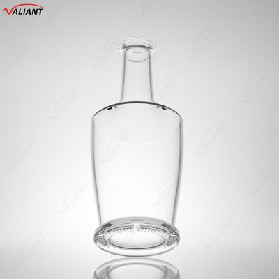 Whiskey Vodka Tequila Brandy Gin Rum Bottiglia di vetro con sughero 750 ml Forma personalizzata