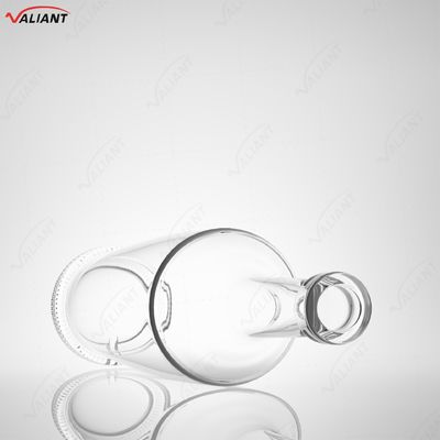 Whiskey Vodka Tequila Brandy Gin Rum Bottiglia di vetro con sughero 750 ml Forma personalizzata
