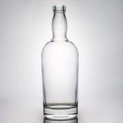 Collare di vetro Vodka Whisky Gin Rum Bottiglia 375 ml 500 ml 700 ml 750 ml 1000 ml con T Cork