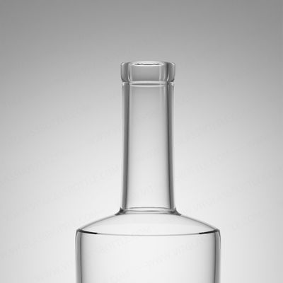 Bottiglia di vetro con logo personalizzato per rum vodka whisky tequila gin 750ml Super Flint Glass