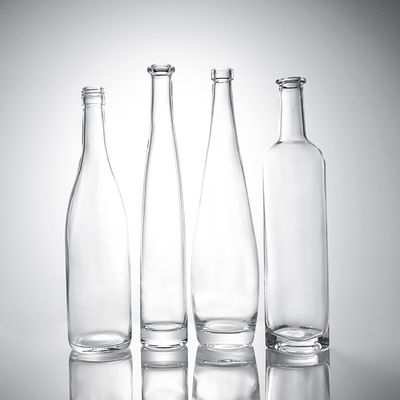 Bottiglia di liquore di vetro con tappo di sughero Materiale del corpo Vetro di forma rotonda personalizzata