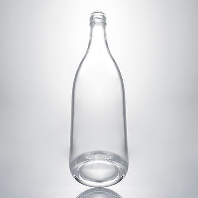 Bottiglia di liquore di vetro con tappo di sughero Materiale del corpo Vetro di forma rotonda personalizzata