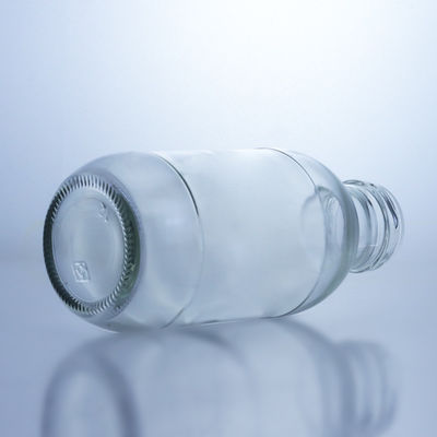 300 ml Bottiglia rotonda di latte in vetro con coperchio Soluzione di conservazione liquori Manipolazione della superficie deccale