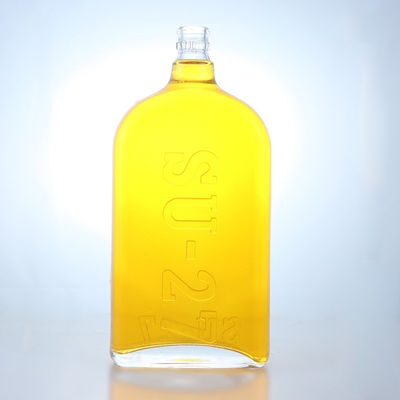 Vodka Whisky Rum Gin Bottiglia di liquore di vetro con superficie deccale e alto tasso di riacquisto