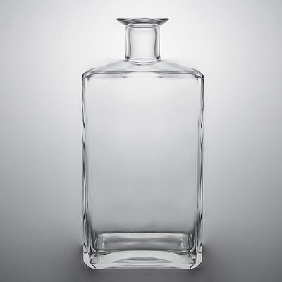 500 ml 700 ml 750 ml Bottiglia di liquore a pietra chiara con tappo e tappo di sughero personalizzato
