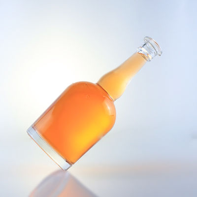 Tequila Rum Champagne Brandy Whisky Bottiglia in vetro con collo lungo e superficie deccale