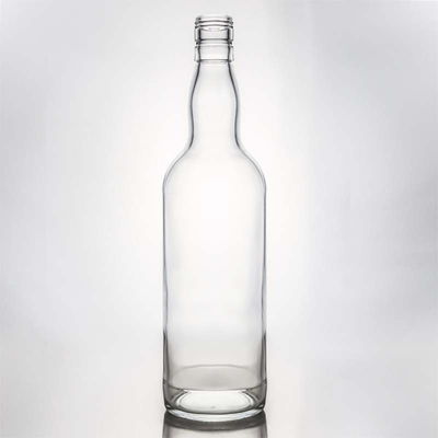 Capacità e forma personalizzabili Bottiglia di vetro con tappo a vite per rum Vodka Whisky Tequila Gin