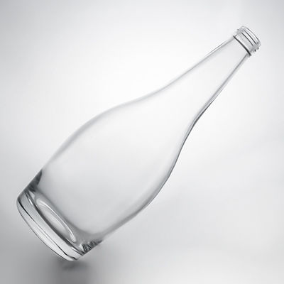 Bottiglia di bevande in vetro per champagne, brandy e whisky 750 ml di materiale super-frittato
