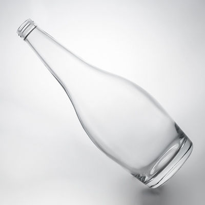 Bottiglia di bevande in vetro per champagne, brandy e whisky 750 ml di materiale super-frittato