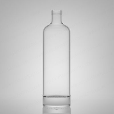 Materiale del corpo Vetro 750 ml Super Flint Rum Vodka Whisky Tequila Gin Bottiglia con sughero