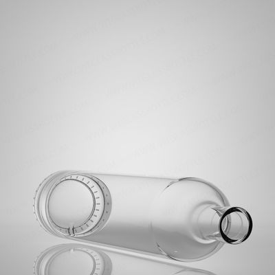 Materiale del corpo Vetro 750 ml Super Flint Rum Vodka Whisky Tequila Gin Bottiglia con sughero